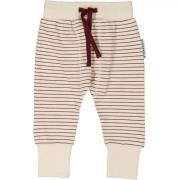 Geggamoja Babyhose, Burgundy Stripe, 62-68