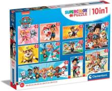 Clementoni Super Color Paw Patrol Puzzles 10-in-1