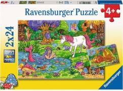 Ravensburger Puzzles Magical Forest 2x24 Teile