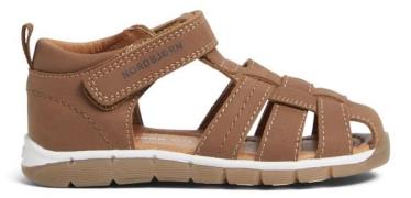 Nordbjørn Visby Kinder Sandalen, Camel Brown, Größe 25