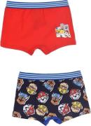 Paw Patrol Boxershorts 2er-Pack, Red/Navy, 6-8 Jahre