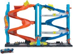 Hot Wheels City Transforming Race Tower Autorennbahn