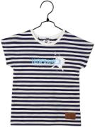 Michel aus Lönneberga Hujedamej T-Shirt, Blue/White, 98