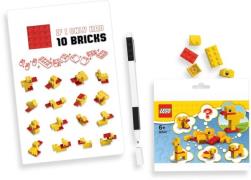 LEGO Duck Build Notizbuch mit Gelschreiber