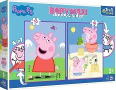 Trefl Primo Peppa Wutz Baby Maxi Puzzles 2x10 Teile