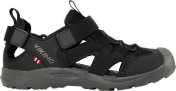 Viking Adventure Jr Kinder Sandalen, Black Charcoal, Größe 38