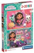 Clementoni Gabby's Dollhouse Puzzles 2x20 Teile