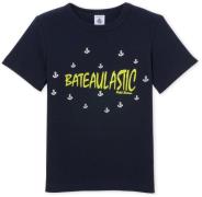 Petit Bateau T-Shirt, Marin, 5 Jahre