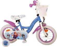 Disney Die Eiskönigin Kinderfahrrad 12 Zoll, Blau/Lila