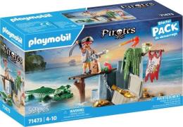 Playmobil 71473 Pirates Starter Pack Bausatz Pirat mit Alligator