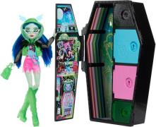 Monster High Skulltimate Secrets Neon Frights Puppe Ghoulia Yelps