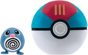 Pokémon Clip 'N' Go Spielset Poliwag mit Köderball