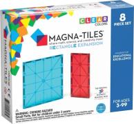 Magna-Tiles Clear Colors Rechteckig Erweiterungsset 8 Teile