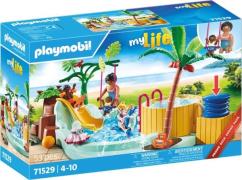 Playmobil 71529 My Life Bausatz Kinderbecken mit Whirlpool