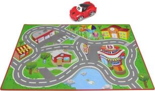 BB Junior Ferrari Junior Spielteppich Stadt 100x70 cm