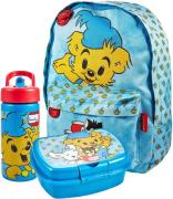 Bamse Kinder Rucksack 13L inkl. Brotdose &  Flasche