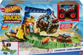 Hot Wheels Monster Trucks Arena Smashers Spielset Rhinomite