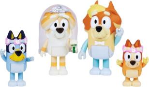 Bluey Figurenset Hochzeit 4er-Pack