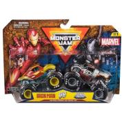 Monster Jam 1:64 Marvel Monstertrucks 2er-Pack - Iron Man vs. War Mach...