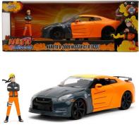 Jada Toys Nissan GT-R 2009 Auto mit Naruto Figur