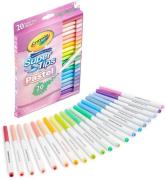 Crayola Super Tips Filzstifte Pastell 20er-Pack