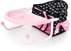 Bayer Design Tischsitz mit Tablett, Schwarz/Rosa