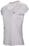 Babolat Core Flag Club Girl T-Shirt, Weiß 128