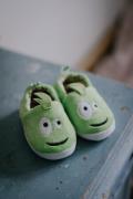 Babblarna Dadda Pantoffeln, Grün, 23