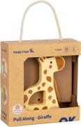 Tooky Toy Nachziehspielzeug Giraffe