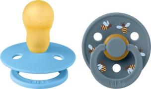 BIBS Studio Colour Bumblebee Schnuller 2er-Pack Latex Größe 3, Breeze