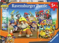 Ravensburger Rubble &  Crew Arbeitsfahrzeuge Puzzles 3x49 Teile