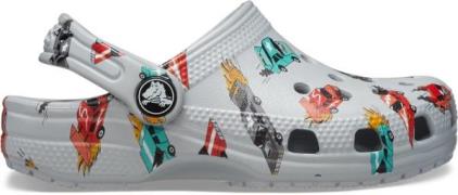 Crocs Classic Race Cars Graphic Kids Kinder Sandalen, Mirage/Multi, 19...