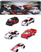 Majorette Toyota Rennautos 5er-Pack