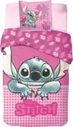 Disney Lilo &  Stitch Bettwäsche 140x200 cm, Rosa