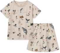 LIEWOOD Ilford Pyjama 2-teiliges Set, Sea creature/Sandy, 110