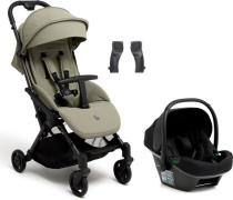Beemoo Easy Fly Lux 4 Buggy inkl. Route i-Size Babyschale, Spring Gree...