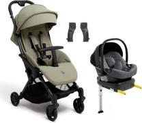 Beemoo Easy Fly Lux 4 Buggy inkl. Route i-Size Babyschale &  Basis, Sp...