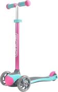 Pinepeak 3-rädriger Tretroller, Blau/Pink