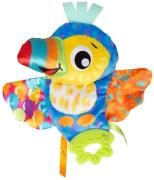 PlayGro Crinkle Blankie Tamika Toucan Aktivitätsspielzeug, Babyspielze...