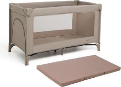 Beemoo CARE QuickFold Reisebett inkl. Matratze, Taupe