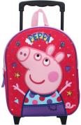 Peppa Wutz 3D Trolley Reisekoffer Friends Around Town, Rosa