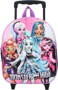 Monster High 3D Trolley Reisekoffer The Boo Crew, Schwarz