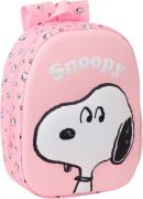 Snoopy 3D Kinder Rucksack 8.5L, Hellrosa