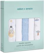 Aden + Anais™ Essentials Musselindecke Space Explorers 5er-Pack