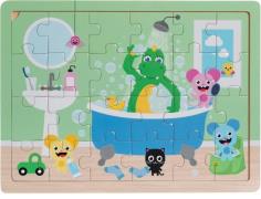 Bolibompa Rahmenpuzzle Drache Im Badezimmer 24 Teile