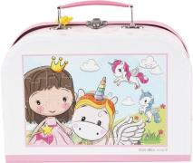 Barbo Toys Lillie &  Ellie Koffer mit Bodenpuzzle 24 Teile